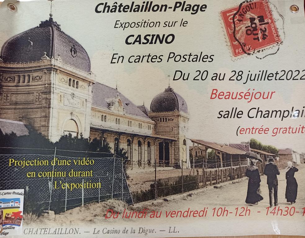 Exposition de Chatel Cartes Postales à Beauséjour Ville de